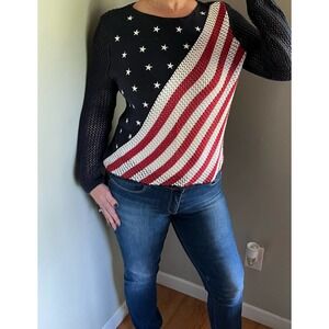 Norton Studio Crocheted Sweater/Top, Size Petite Large